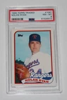 1989 Topps Traded #106T NOLAN RYAN Rangers Strikeout King Graded PSA 8 NM-MT