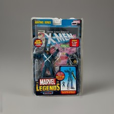 Marvel Legends Sentinel Series Toy Biz CYCLOPS VARIANT  BAF Bonus Book 2005 NIB