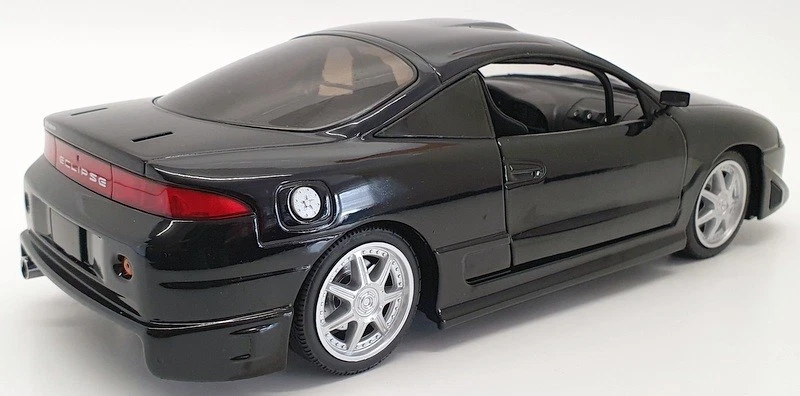 Greenlight 1/18 Scale Model Car 19040 - 1995 Mitsubishi Eclipse - Black - Image 2 of 4