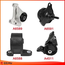 4Pcs Engine Motor & Transmission Mount Set Fit For Acura EL 01-05 1.7L A6588 MT