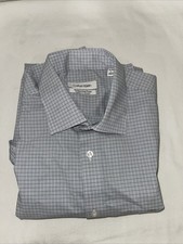 Calvin Klein Wrinkle-Free Stretch Dress Shirt Soft Men's L 16-16.5 34/35 NWT