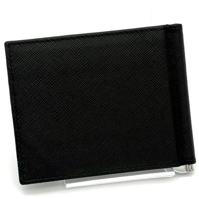 PRADA Prada Bill Purse Money Clip Saffiano Black | eBay