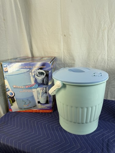 Wonder Washer Portable Personal Washing Machine Retro Dorm RV Camper Blue