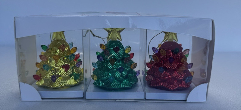 Mr. Christmas Nostalgic Christmas Tree Ornaments Set of 3 NEW (2 of 4 I have.)