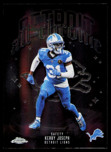 2025 Topps Chrome Kerby Joseph All Chrome Team Detroit Lions #ACT-23