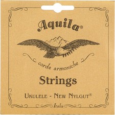 Aquila New Nylgut AQ-15 Tenor Ukulele Strings - Wound Low G - 1 1 Pack, White