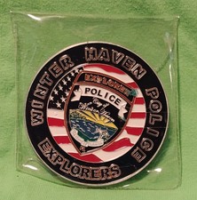 WINTER HAVEN (FL) POLICE DEPT. BSA EXPLORERS POST 563 3" CHALLENGE COIN