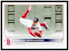 2022 Topps 1st Edition Enrique Hernandez Card Boston Red Sox #90