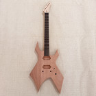 DIY BC Rich Warlock Electric Guitar Kit Double Humbucker Pickups BK part bolt-on — photo 8