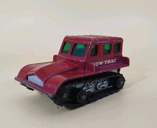 Matchbox Series No 35 Red Snow Trac, Lesney, England, w/ Reproduction tracks