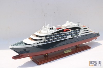 Luxus Ponant Explorer Schiffsmodell 27,5 Zoll (70 cm) Maritimes Dekor Handarbeit