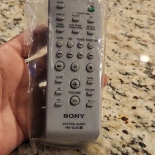 New In Bag Sony Remote Control RM-SC50 Gray System Audio Compatible Model Sony