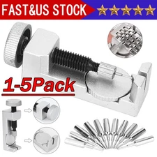 Metal Adjustable Watch Band Strap Bracelet Link Pin Remover Repair Tool Kit US