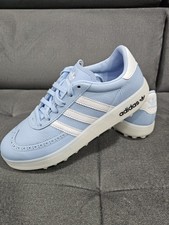 Adidas Coursecup Golf Waterproof Spikeless Shoes Blue Size UK 8.5 New IH8438