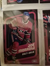 2017-18 Montreal Canadiens Joe Morrow Team Set Oversize Jumbo Card Postal