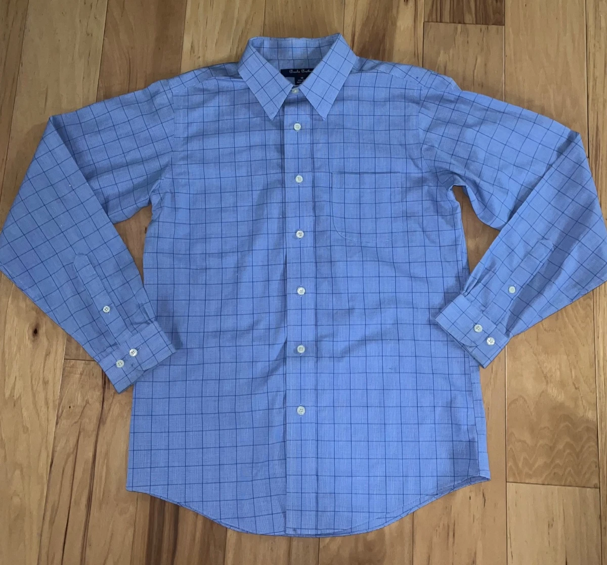 Short Habillé Garçon Brooks Brothers Taille 16 - 100% Coton Bleu - Occasion Très Bon état