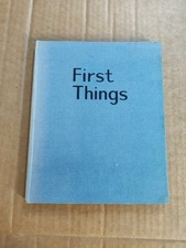 First Things. A Child's World Of Familiar Objects By Thomas Matthiesen. 1967