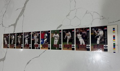 2002 Upper Deck Pepsi Promo Set 10 Cards UNCUT sheet
