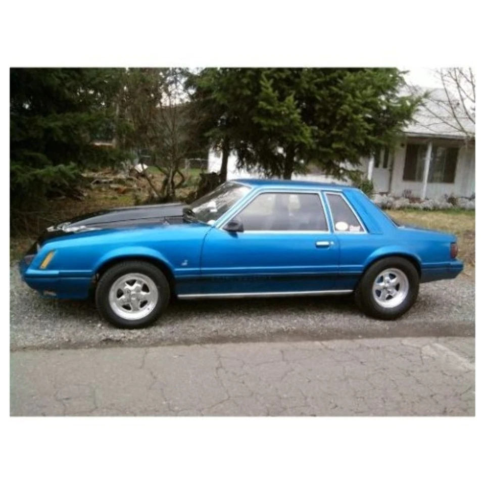 Bandeja de equipamiento para Ford Mustang 1979-93 sedán cupé 2 puertas trasera sin pintar 1 pieza Foto 3 de 4