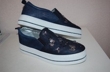 Maripe schöne Leder Halbschuhe Slipper Schmetterlings in gr. 40