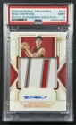 REED SHEPPARD PSA 9 2024 NATIONAL TREASURES #141 ROOKIE PATCH AUTO GOLD FOTL /20
