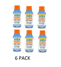 6 PACK TheraBreath Fresh Breath Mouthwash Icy Mint Alcohol-Free Travel