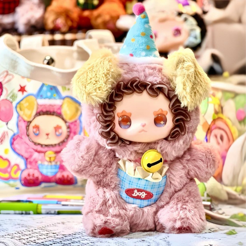 Lovely Emma Pocket Zoo Series Plush Pendant Set of 6-No Repetition