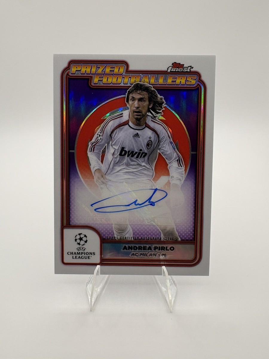 Andrea Pirlo 2024-25 Topps Finest UEFA Prized Footballers Fusion