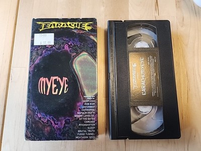 Earache My Eye VHS Napalm Death Godflesh At the Gates Brutal Truth Sleep 1997