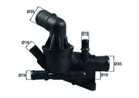 Thermostat KüHlmittel FüR Nissan Renault Qashqai / +2 I II SUV X-TRAIL III