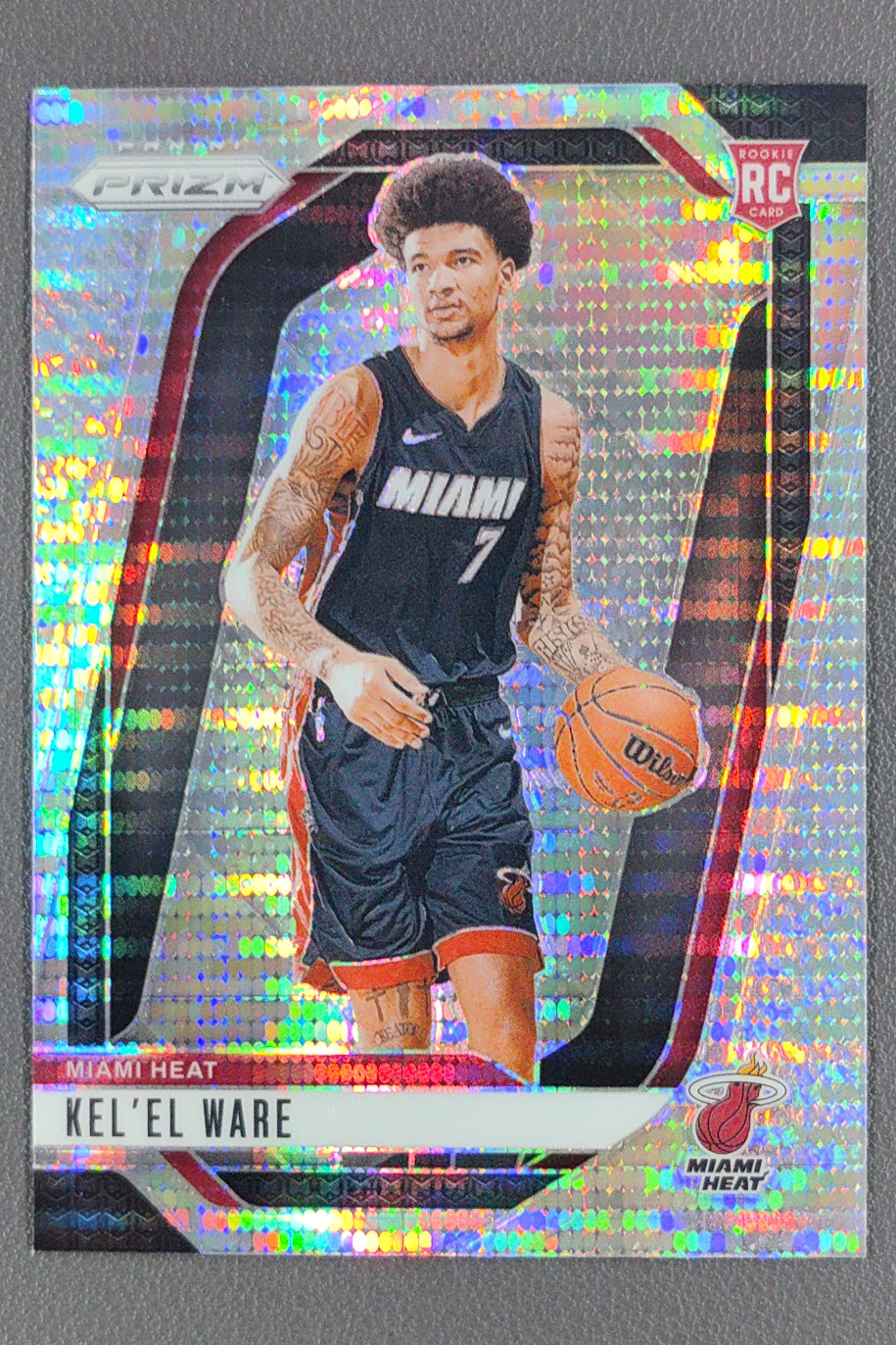 2024-25 Panini Prizm Kel’el Ware Silver Pulsar RC Rookie #248 Heat