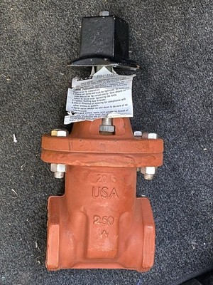 Clow 2639 3'' Flanged ductile Iron Wedge Fire Gate Valve 7-1/2''/NVR INSTALLED 