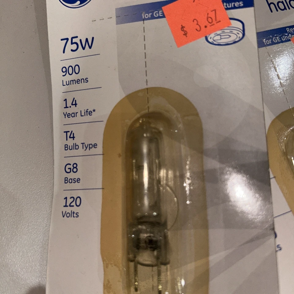 2 GE T4 Bulb Type G8 Base - Image 2 of 4
