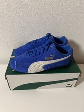 Puma Speedcat OG Sneaker Neu Damen Jr EU37.5 US5.5 Mountain Blue Ivory