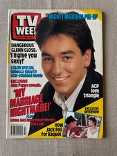 Vintage television - "Australian TV Week" Apr 1989 Glenn Close Madonna pinup