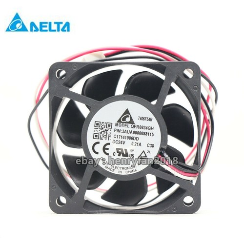 Ventola Di Raffreddamento Delta QFR0624EH &ndash; 60x60x25mm &ndash; 24V 0,15A &ndash; 3 Pin