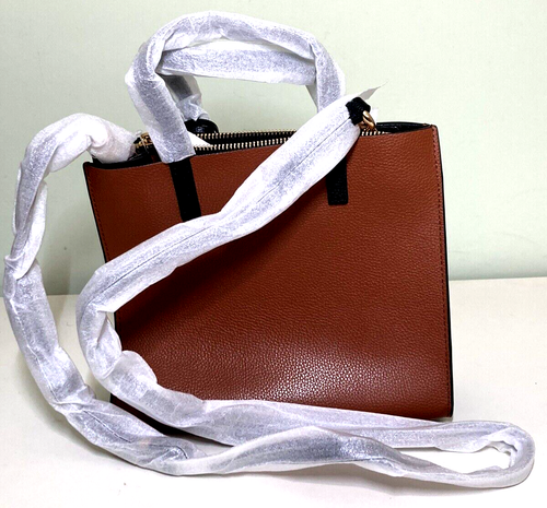 Mini Bolso de Mano Marc Jacobs Chocolate Trufa Oro HW Mujeres Moler Color Bloque - Imagen 10 de 15