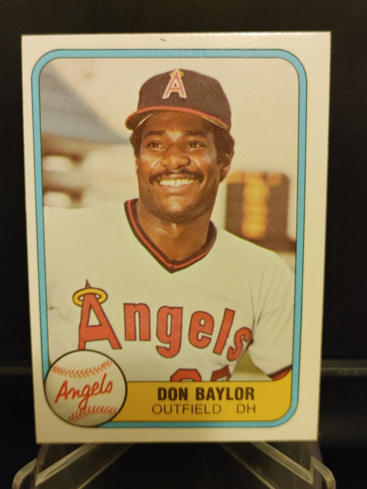 Don Baylor 1981 Fleer #271 - California Angels