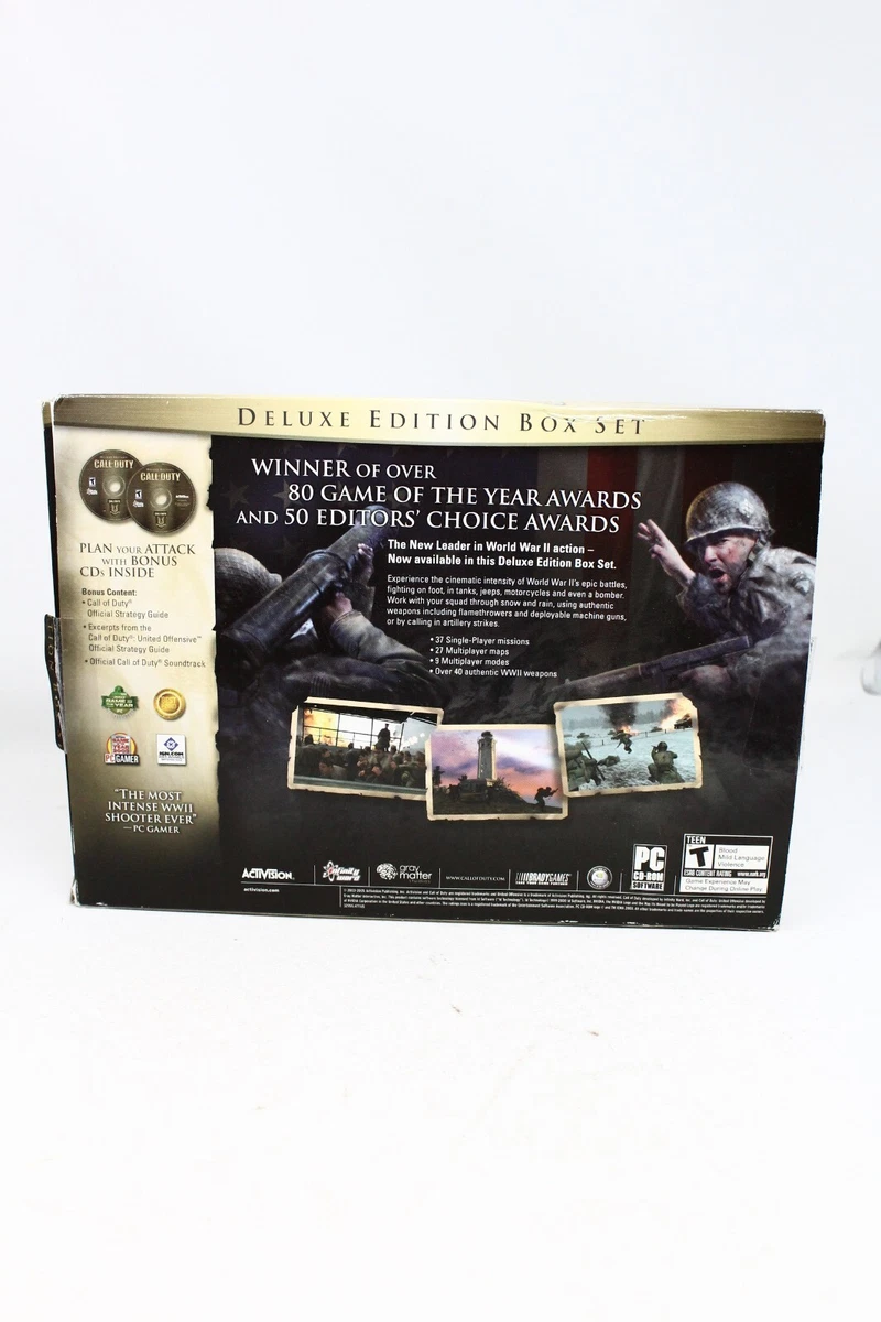 Call Of Duty - Deluxe Edition Box Set - Game Of The Year - United.