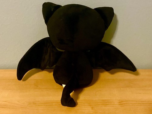Handmade Bittersweet Haven Halloween Catbat Plush Black And Pink 9” Rare - Picture 4 of 8