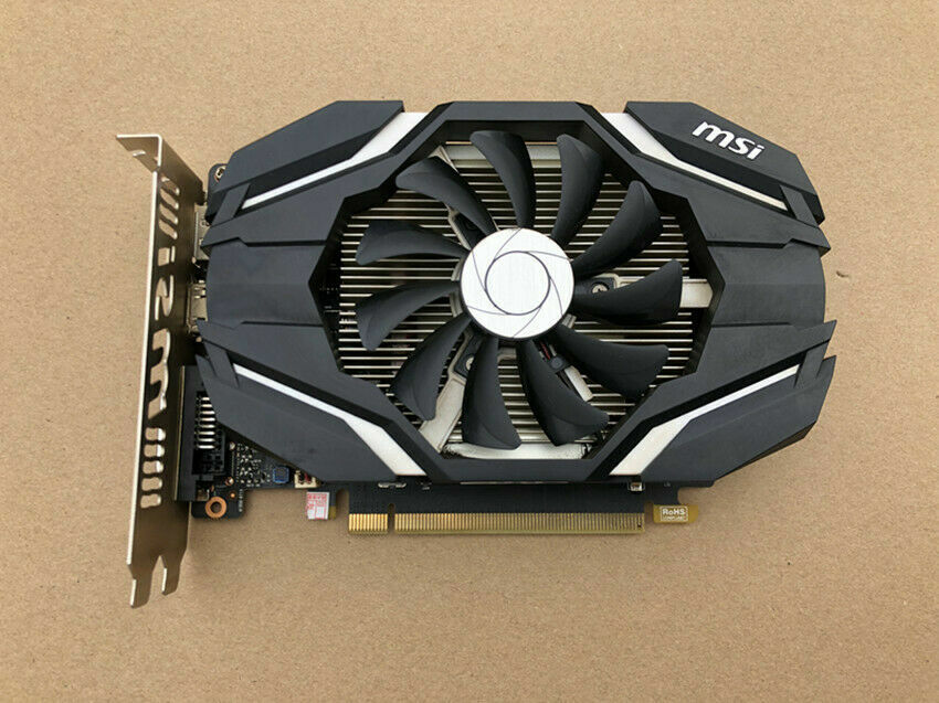 MSI NVIDIA GeForce GTX1050Ti 4GB GDDR5 PCI-E Video Card DP DVI