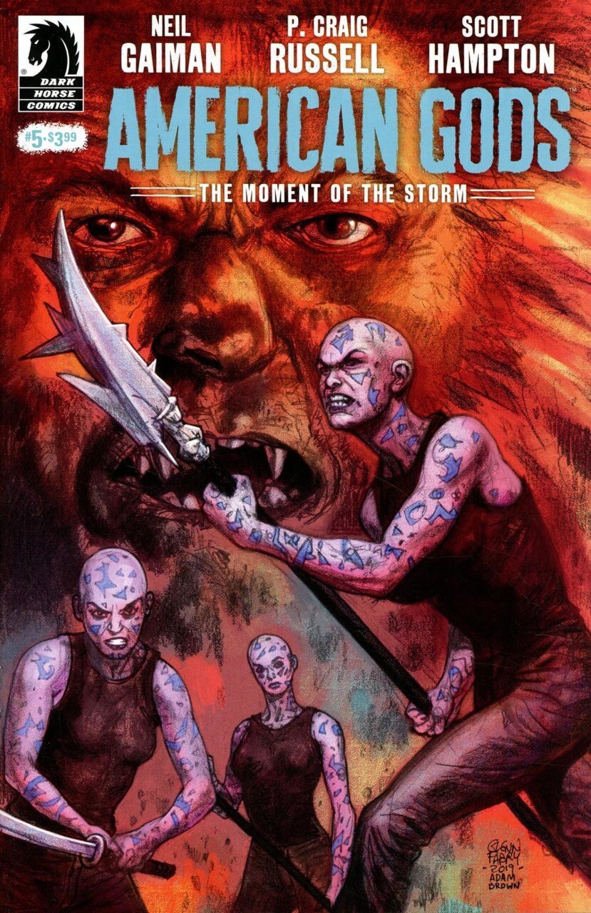 AMERICAN GODS: THE MOMENT OF THE STORM (2019) #5 - Back Issue