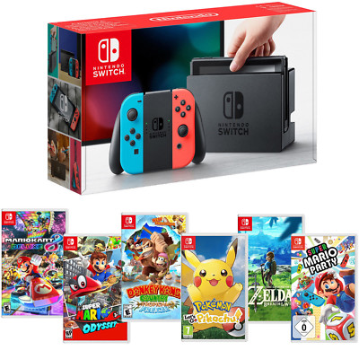 nintendo switch mit pokemon spiel