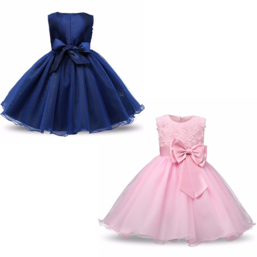 Vestidos Para Niñas De Fiesta Boda Elegantes Ropa Moda Princesa Edad 2-12  Años | eBay