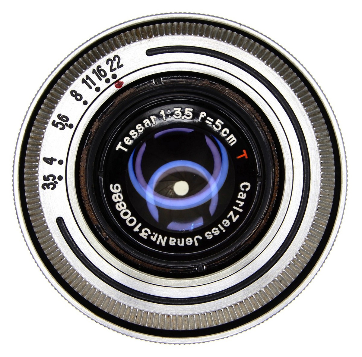カールツァイス　テッサー　Tessar 5cm/3.5 沈胴 Cマウント カールツァイス テッサー Tessar 5cm/3.5 沈胴 Cマウント ◎ Carl