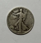 1921-S Walking Liberty Half Dollar Semi Key Nice Original VG
