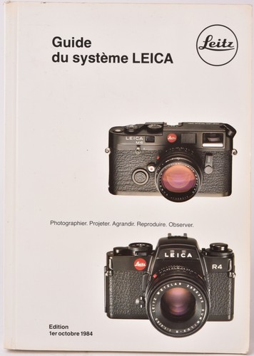 Brochure de vente originale Leica pour M3 - imprimée octobre 1957 - 4 pages