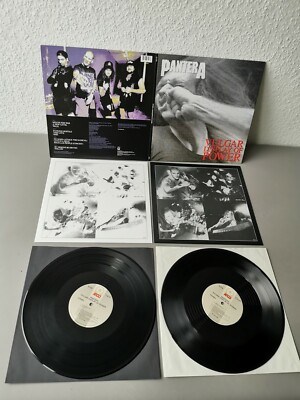 【美品•レア•LP】PANTERA- 邦題:鎌首 Color Vinylレコード PANTERA lim. 5.000 gatefold Vinyl 2LP Vulgar Display Of Power(2010