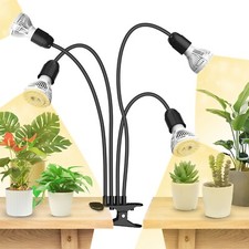 SANSI 600W LED Grow Lights for Indoor Plants Seeds Greens Clamp Growing Lamp