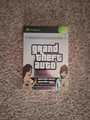 GRAND THEFT AUTO DOUBLE PACK MICROSOFT XBOX 2003  ROCKSTAR Brand New Sealed